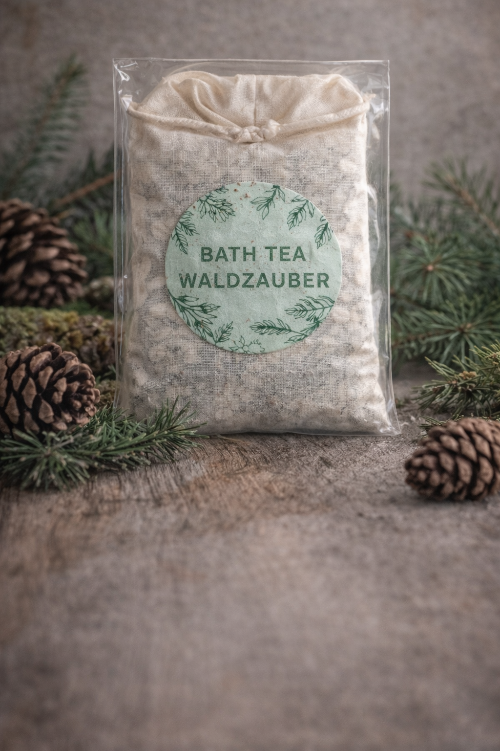 Bath Tea – Waldzauber | Hafer, Kiefer & Rosmarin (60g Haferbasis)