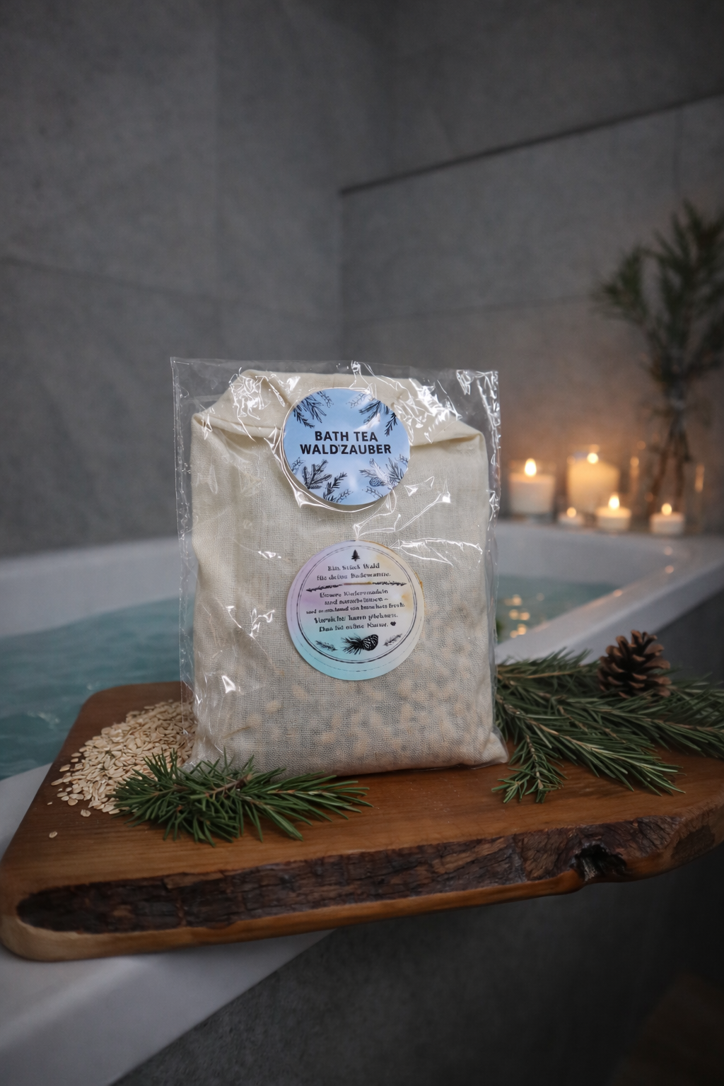Bath Tea – Waldzauber | Hafer, Kiefer & Rosmarin