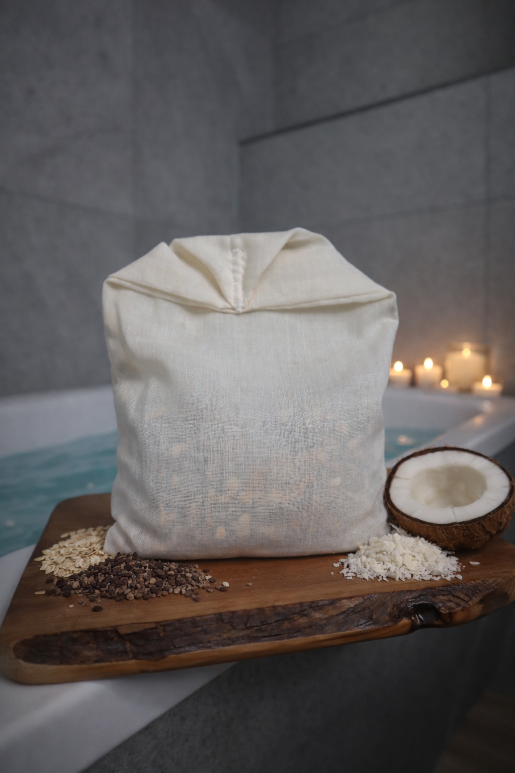 Bath Tea – Kuschelzeit | Hafer, Kakaonibs & Kokosraspeln