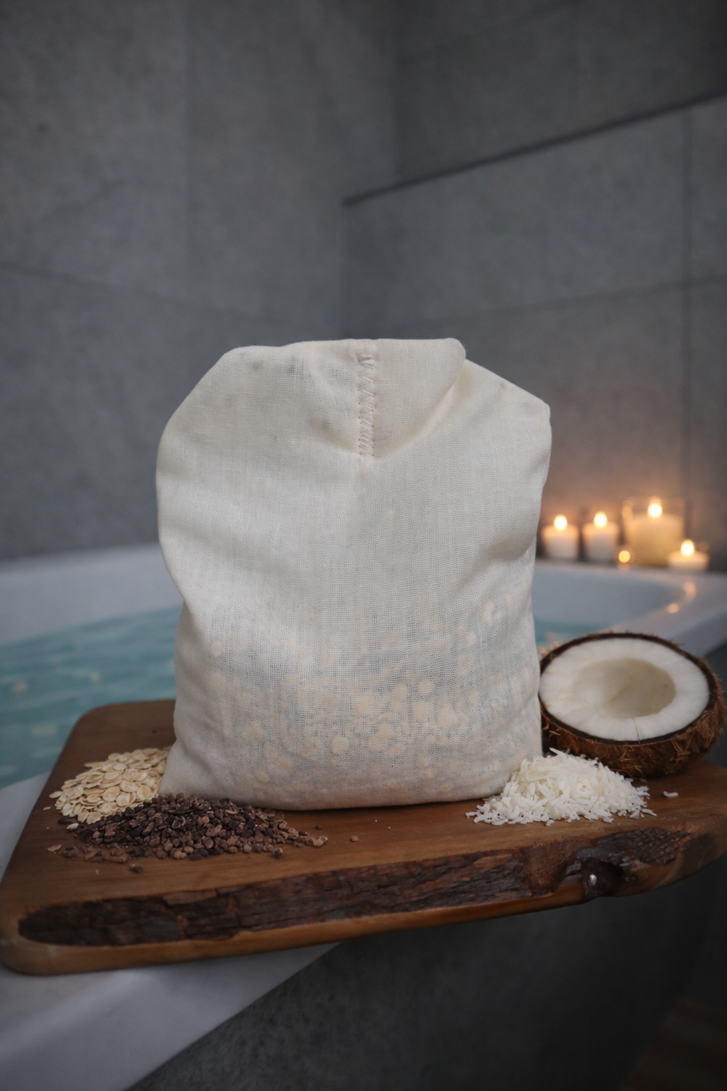 Bath Tea – Kuschelzeit | Hafer, Kakaonibs & Kokosraspeln